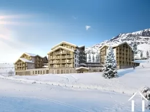 One bedroom apartment in a new residence with skis  Ref # C6185-B34 (2575-B34) 